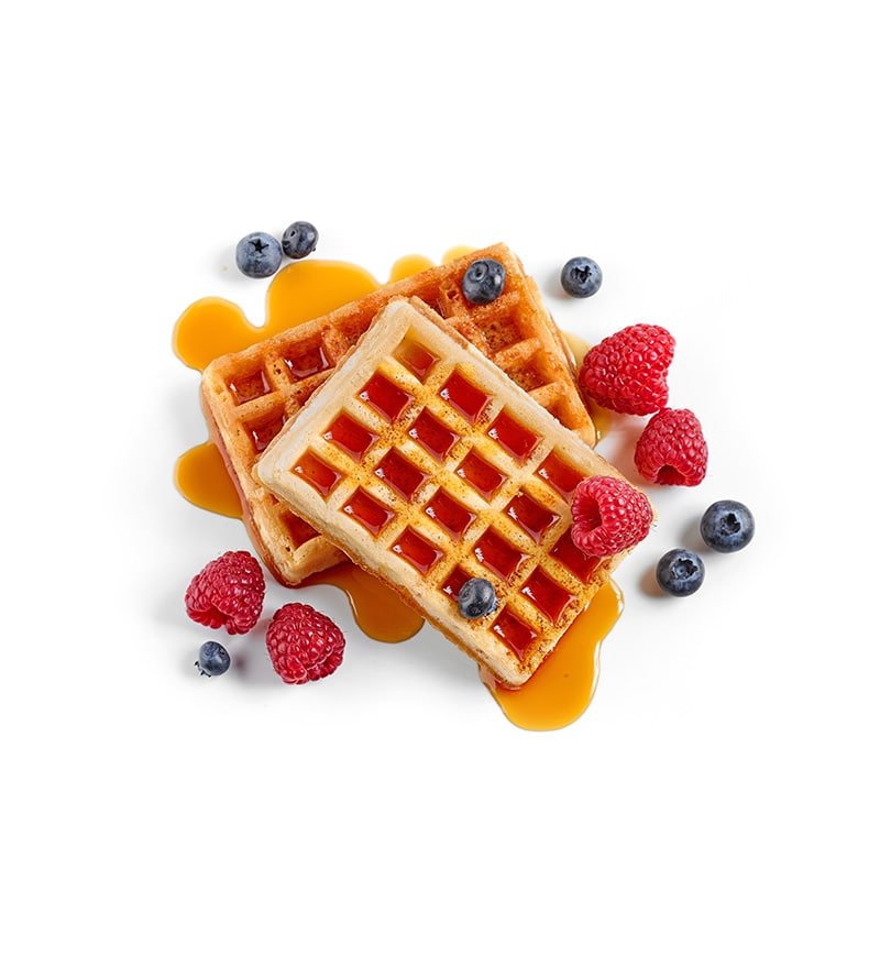 Waffle With caramel